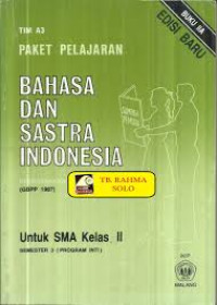 Bahasa dan Sastra Indonesia