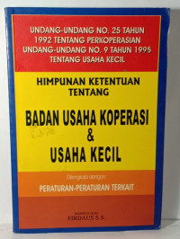 Badan Usaha Koprasi & Usaha Kecil