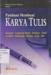 Panduan Membuat Karya Tulis