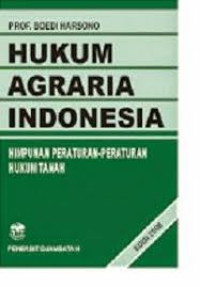 Hukum Agraria Indonesia