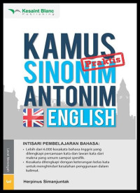 Kamus Praktis Sinonim Antonim English