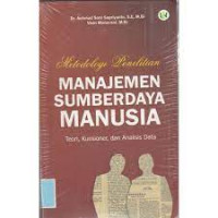 Metodologi Penelitian, Manajemen Sumberdaya Manusia