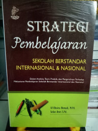 Strategi Pembelajaran Berstandar Internasional & Nasional