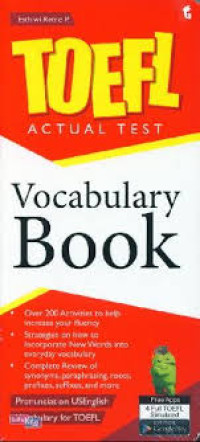 TOEFL ACTUAL TEST Vocabulary Book