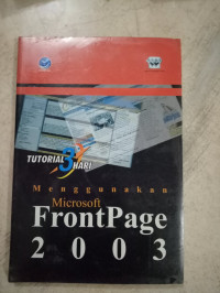 Tutorial 3 Hari Menggunakan Microsoft FrontPage 2003