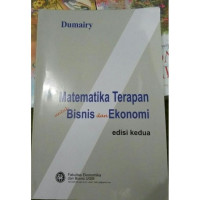 Matematika Terapan untuk Bisnis dan Ekonomi